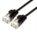 ROLINE GREEN 21.44.3950 networking cable Black 0.15 m Cat6a U/UTP (UTP)