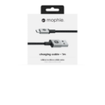 mophie 409903212 USB-kablar 1 m USB A Micro-USB B Svart