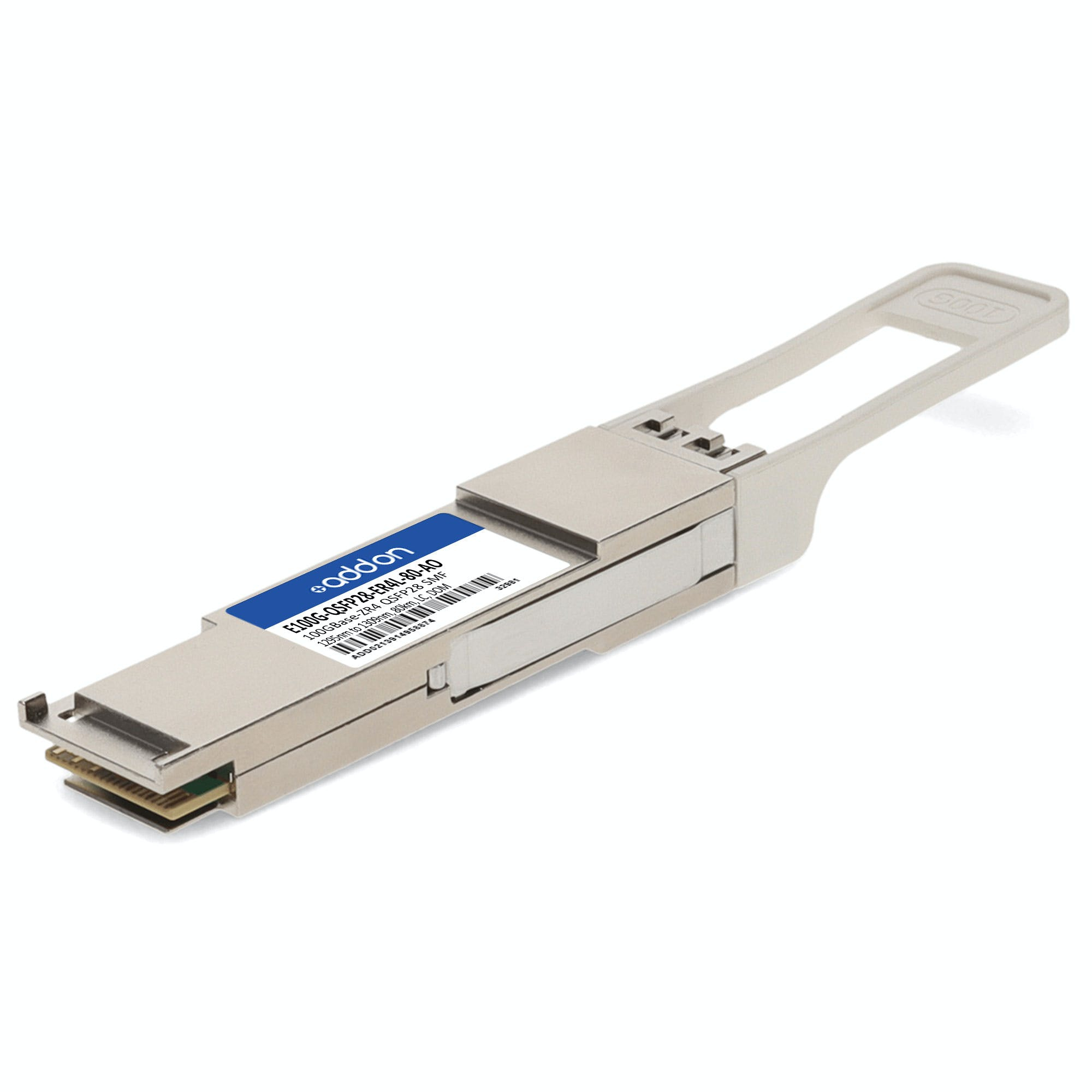 Image of AddOn Networks E100G-QSFP28-ER4L-80-AO network transceiver module...