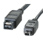 ROLINE IEEE1394b FireWire Cable, 9/4-pin, Type A-C 1.8 m