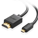 Ugreen 30104 HDMI cable 3 m HDMI Type D (Micro) HDMI Type A (Standard) Black