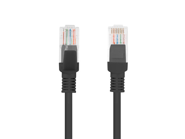 EU Product - Patchkabel CAT.5E UTP 20m Fluke Zertifikat schwarz thumbnail