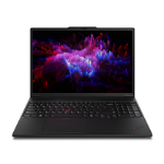Lenovo ThinkPad P16s Gen 4 (Intel) Intel Core Ultra 7 255H Mobile workstation 40.6 cm (16") WUXGA 32 GB DDR5-SDRAM 512 GB SSD Wi-Fi 7 (802.11be) Windows 11 Pro German Black