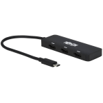 Tripp Lite U444-3H-MST video cable adapter 4.72" (0.12 m) USB Type-C 3 x HDMI Black