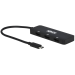 Tripp Lite U444-3H-MST USB-C Adapter, Triple Display - 4K 60 Hz HDMI, HDR, 4:4:4, HDCP 2.2, DP 1.4 Alt Mode, Black