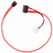 Rocstor Y10C868-RD SATA cable 20.1" (0.51 m) SATA 13-pin SATA 7-pin + Molex (4-pin) Red