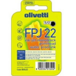 Olivetti B0042/FPJ22 Ink cartridge black pigmented, 360 pages 18ml for Olivetti JP 150/170