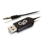 C2G 41322 Bluetooth music receiver Black