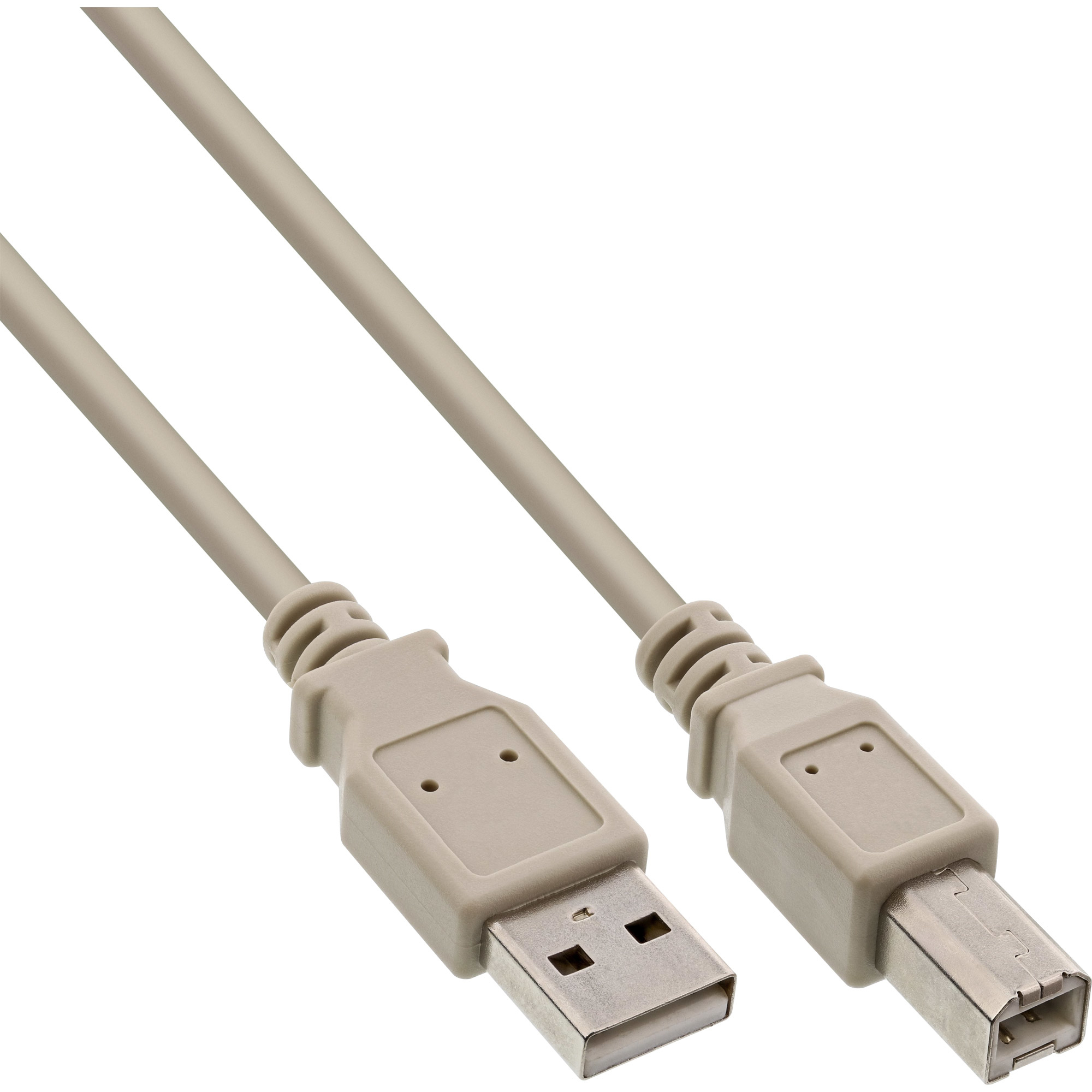InLine USB 2.0 Cable Type A male / B male beige 3m