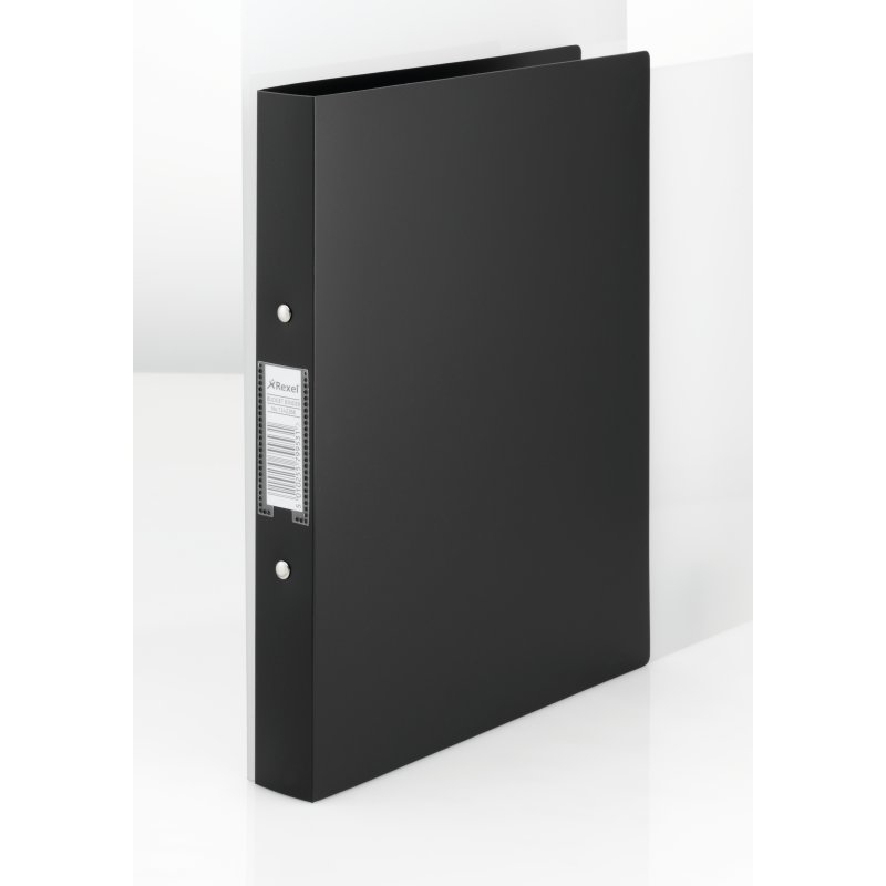 Image of Rexel Budget 2 Ring Binder A4 Black