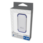 MediaRange MR741 powerbank Lithium-Ion (Li-Ion) 4400 mAh Blauw, Wit