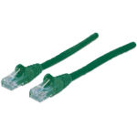 Intellinet Network Patch Cable, Cat6, 20m, Green, CCA, U/UTP, PVC, RJ45, Gold Plated Contacts, Snagless, Booted, Lifetime Warranty, Polybag