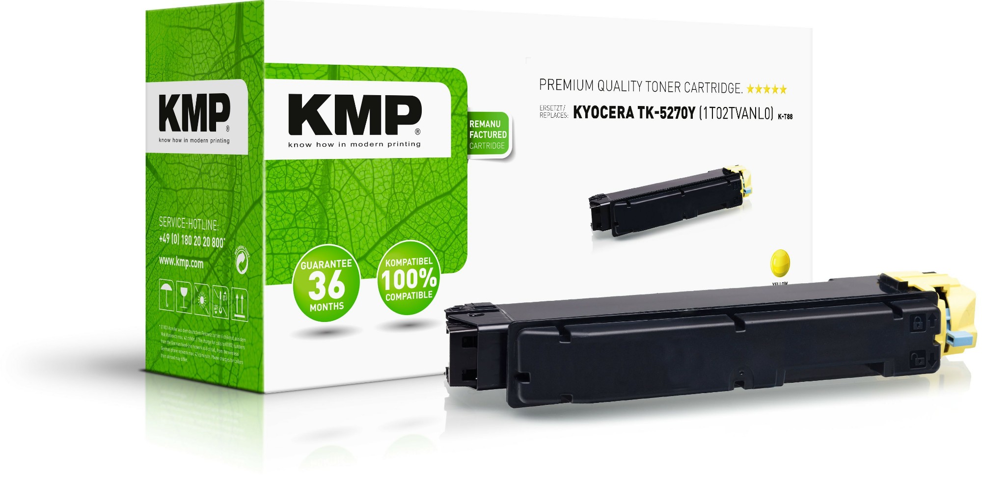 KMP 2923,0009 toner cartridge 1 pc(s) Compatible Yellow