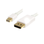 StarTech.com 2m Mini DisplayPort naar DisplayPort 1.2 Kabel - 4K x 2K UHD Mini DisplayPort naar DisplayPort Adapter Kabel - Mini DP naar DP Monitor Kabel - mDP naar DP Kabel - Wit