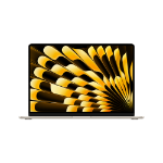 Apple MacBook Air Laptop 38.9 cm (15.3") Apple M M3 8 GB 512 GB SSD Wi-Fi 6E (802.11ax) macOS Sonoma Beige