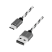 LogiLink CU0201 USB cable USB 2.0 USB C USB A 0.48 Gbit/s Black, White
