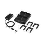 Zebra 4-Slot Cradle Kit PDA Black AC Indoor