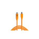 Tether Tools CUC2515-ORG USB cable USB 2.0 4.6 m USB C Micro-USB B Orange