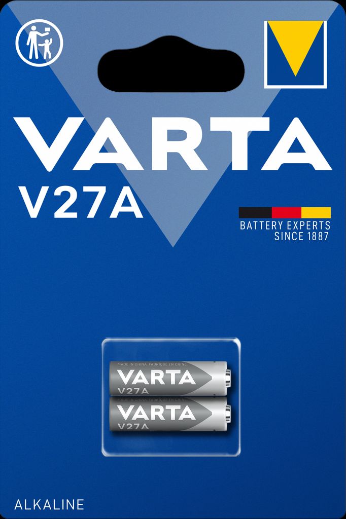 EU Product - Alkaline Special Battery V27A / LR27, 12V, 2-pack thumbnail