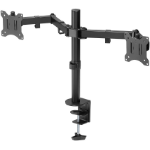 Goobay Dual Monitor Mount Flex, Black