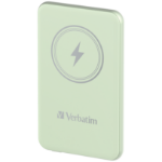 Verbatim Charge 'n' Go Magnetic Wireless Power Bank 5000mAh Green