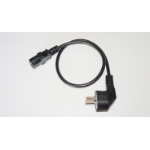 Wantec 7902 electriciteitssnoer Zwart 0,5 m CEE7/7 IEC C13