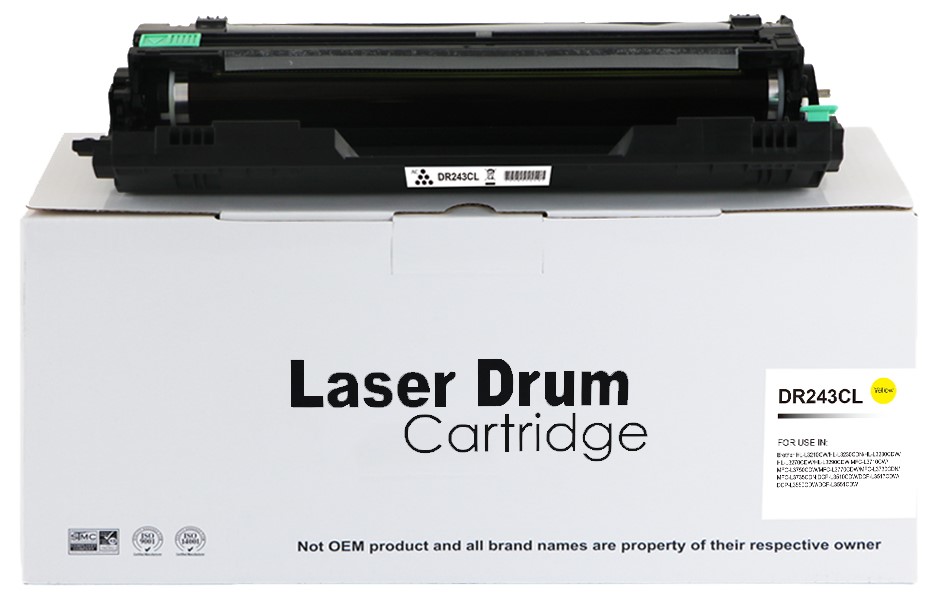 Image of CTS Wholesale Compatible Brother DR243Y Yellow Drum DR243CL