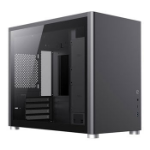 GAMEMAX Spark Black Gaming Cube Case w/ 2x Glass Windows Micro ATX Vertical Airflow No Fans inc. USB-C 400mm GPU Support