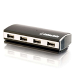 C2G 4-Port USB 2.0 Aluminum Hub 480 Mbit/s