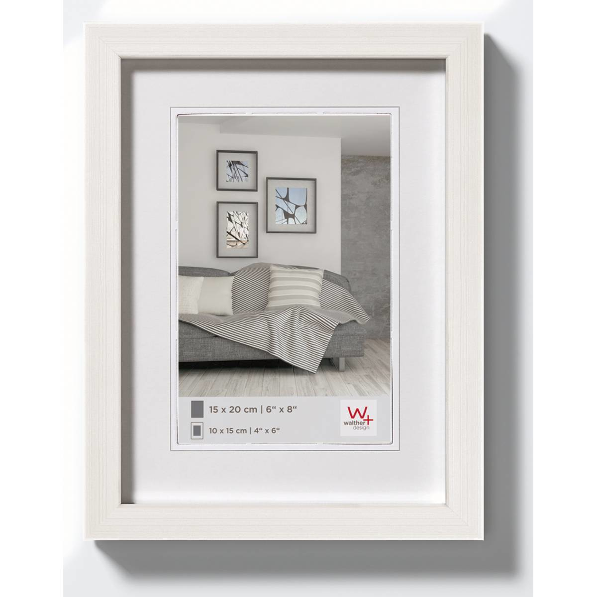 Image of Walther Design JK040W - Aluminium Polystyrene - White - Single...
