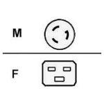 HPE E7805A power cable Black NEMA L6-30P C19 coupler