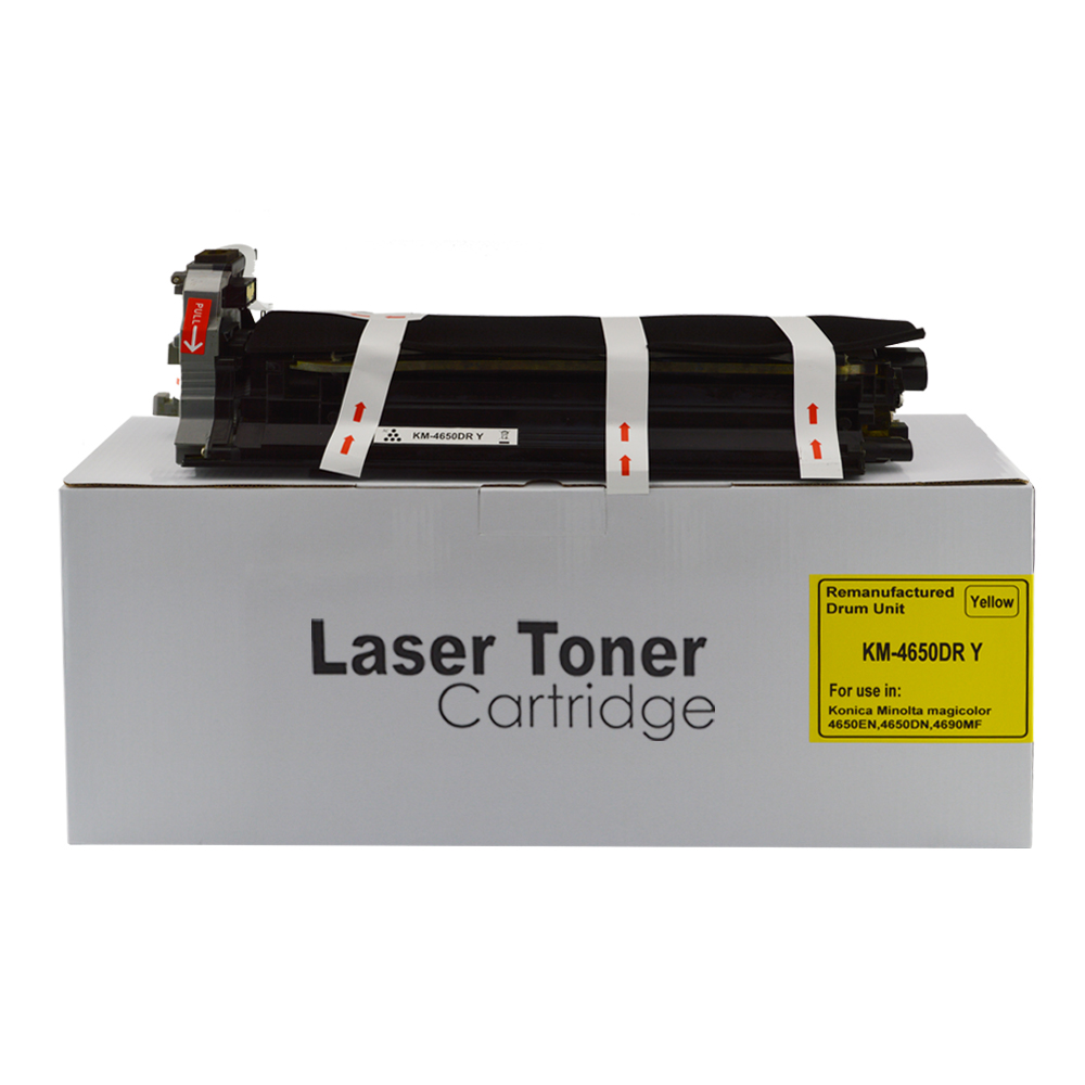 Image of CTS Wholesale Remanufactured Konica Minolta Magicolor 4650 Yellow Drum