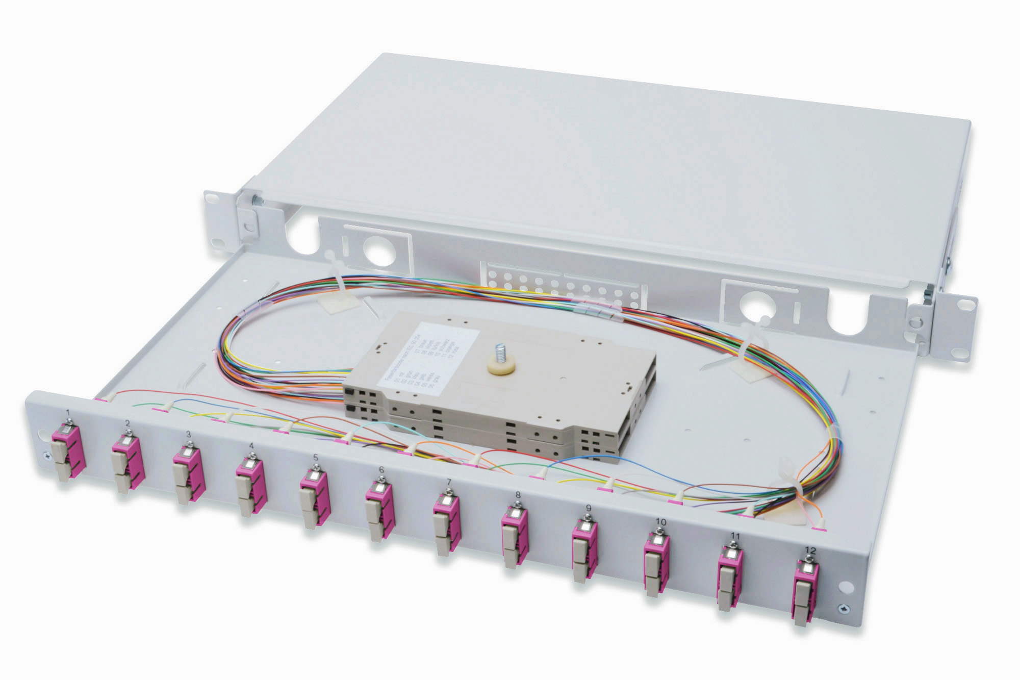 Image of Digitus Fiber Optic Splice Box, Equipped, SC, OM4