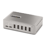 StarTech.com 10G8A2CS-USB-C-HUB interface hub USB 3.2 Gen 2 (3.1 Gen 2) Type-C 10000 Mbit/s Gray