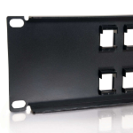 C2G 24-Port Blank Keystone/Multimedia Patch Panel