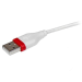 StarTech.com Cable Adaptador Cargador 1m USB A Macho a Micro USB B y Mini USB B Combo 2-en-uno - Blanco