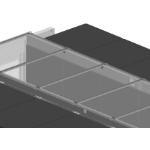 Vertiv Knürr 030291808 rack-toebehoren Rekbedekking