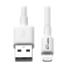 Tripp Lite M100-010-WH lightning cable 9.45" (0.24 m) White