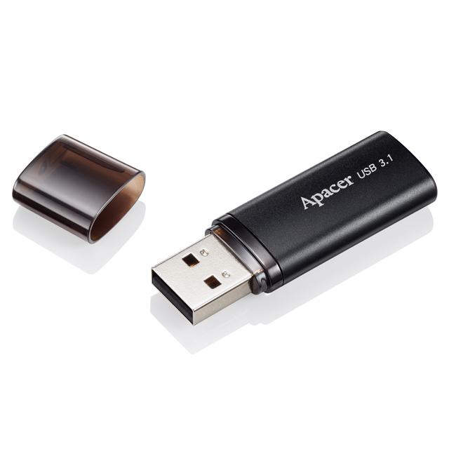 Image of Apacer AH25B 128GB USB 3.1 Gen 1 Flash Drive Black