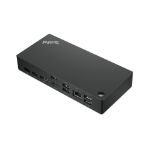 Lenovo 40AY0090US laptop dock/port replicator Wired USB 3.2 Gen 1 (3.1 Gen 1) Type-C Black