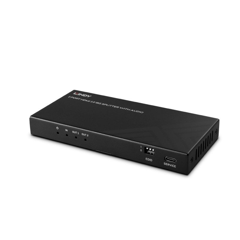 Lindy 2 Port HDMI 8K60 Splitter with Audio