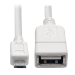 Tripp Lite U052-06N-WH USB cable USB 2.0 5.91" (0.15 m) USB A Micro-USB B White