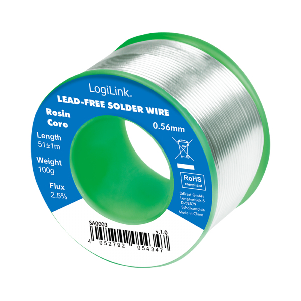 LogiLink SA0003 soldering iron/station accessory Solder wire