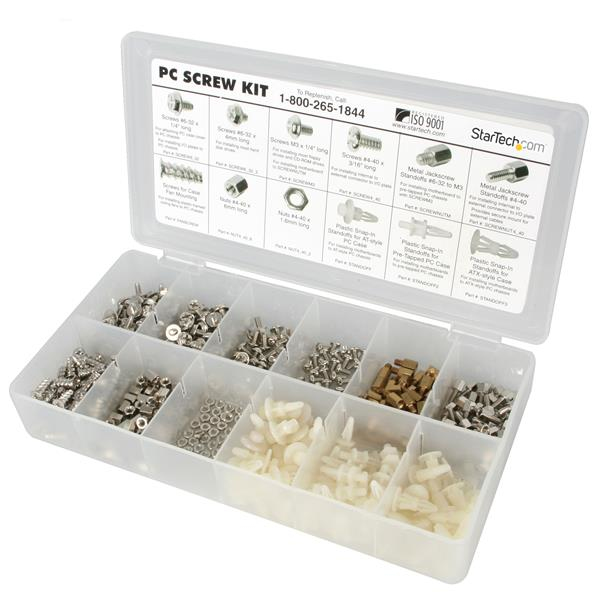 Image of StarTech.com Deluxe Assortment PC Screw Kit - Screw Nuts and Standoffs