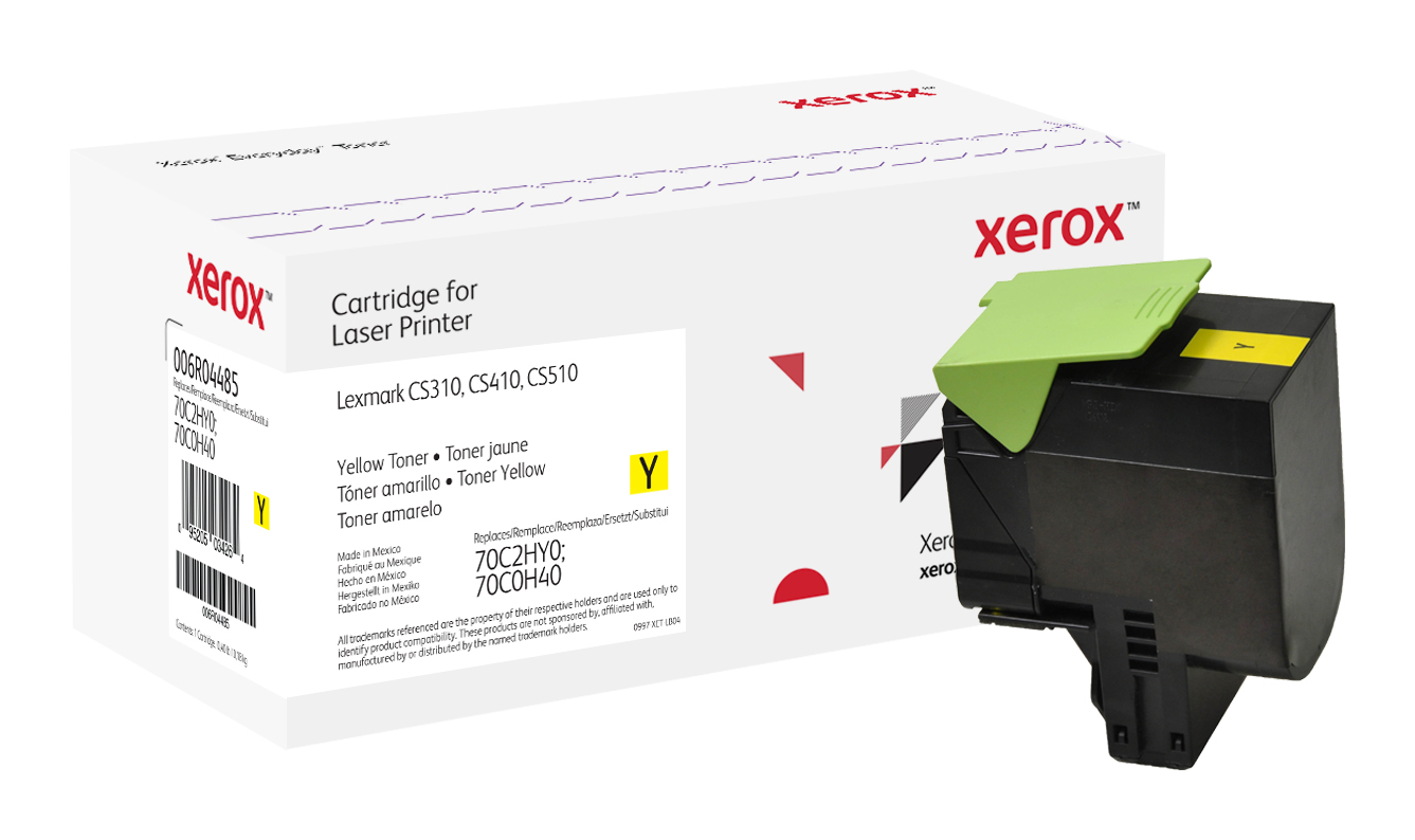 Xerox 006R04485 Toner-kit yellow, 3K pages (replaces Lexmark 700H4 702HY) for Lexmark CS 310/510