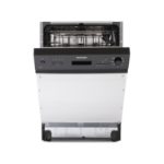 Montpellier MDI655 Semi-Integrated Dishwasher - Black control panel