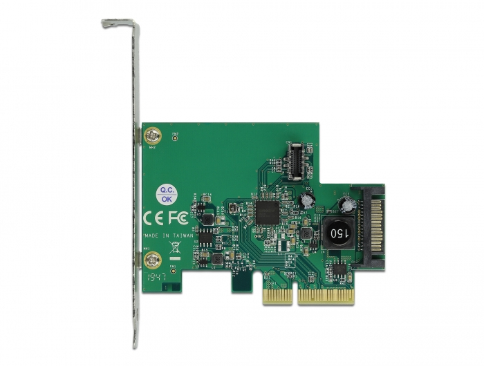 89029 DELOCK PCI Express Card to 1 x internal USB 3.2 Gen 2 key A 20 pin female - USB-Adap...