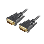 Sharkoon DVI-D/DVI-D (24+1), 1 m DVI cable Black