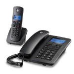 Motorola C4201 Analog/DECT telephone Caller ID Black