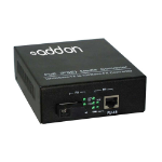 AddOn Networks 100BTX-100BFX network media converter 100 Mbit/s 1310 nm Black